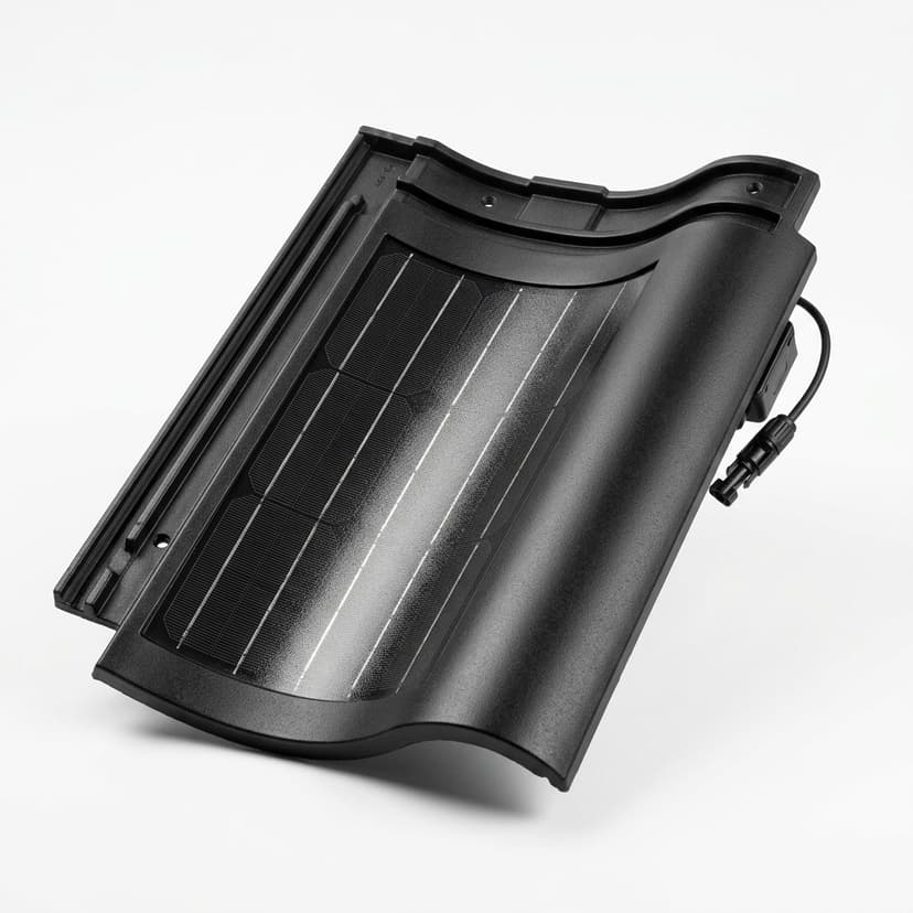 PV-Dachziegel mit integriertem Solarpanel