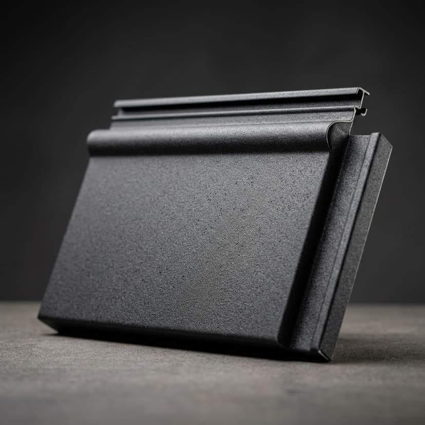 Blechziegel Detail – robuste Verarbeitung